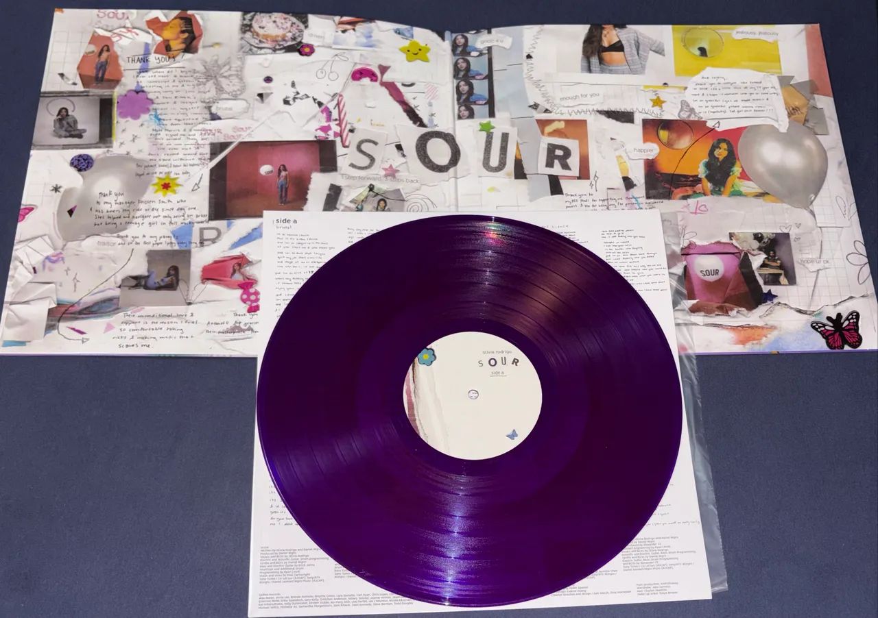 Olivia Rodrigo Sour Vinil Lp Amazon Exclusive Roxo Translúcido