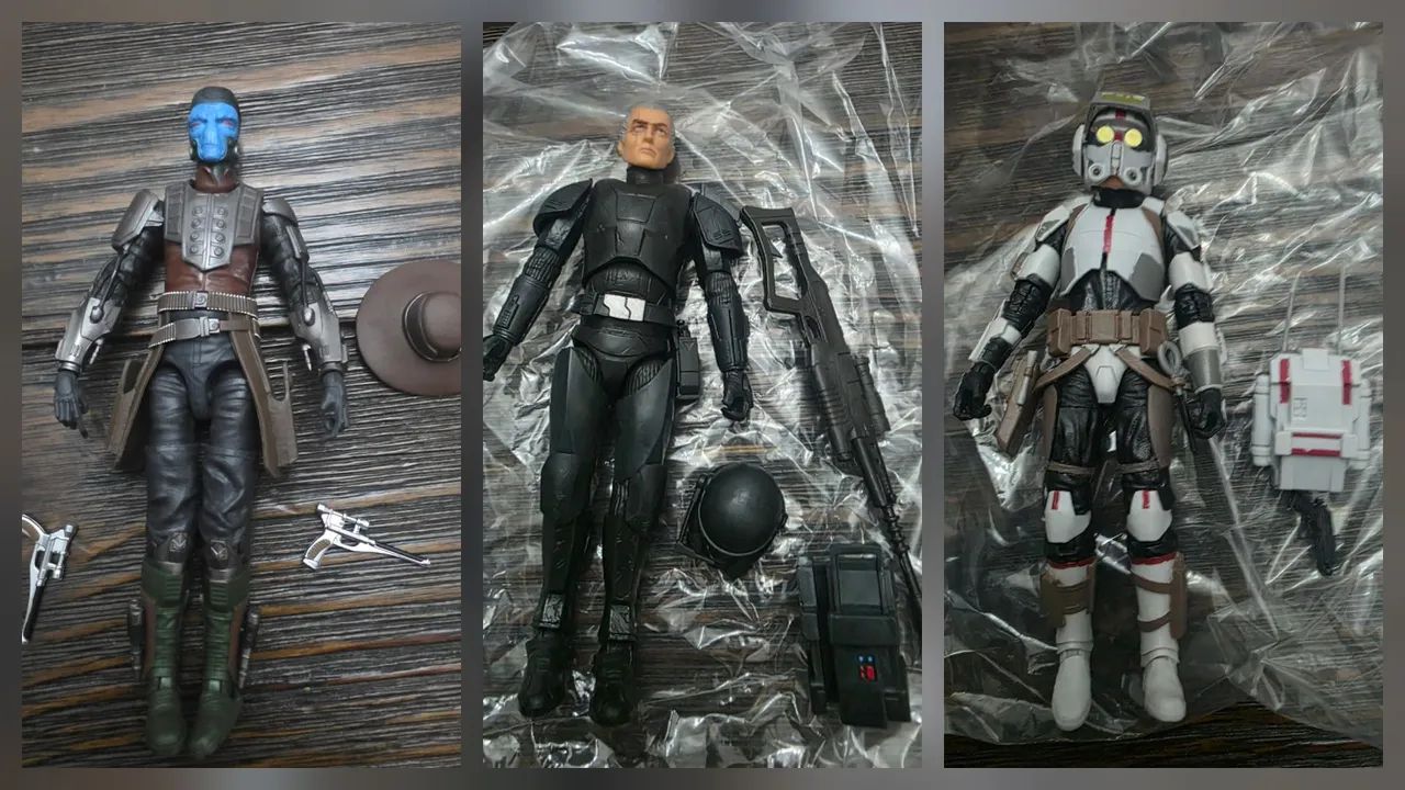 Lote Star Wars Black Series Hasbro Bad Batch Action figure