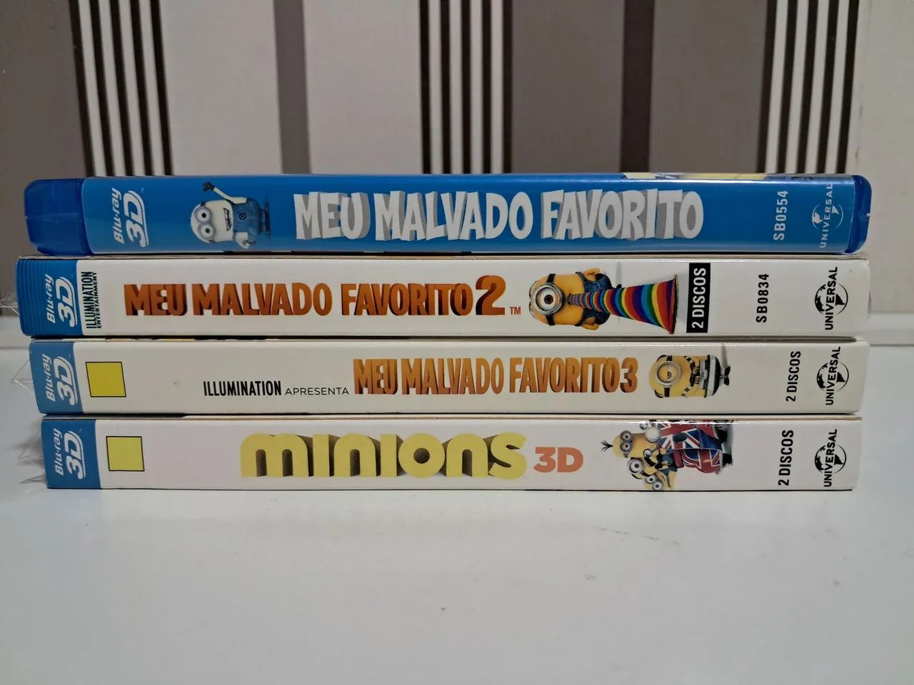 Coleção Blu-ray 2D+3D Meu Malvado Favorito 1,2,3 e Minions 1 - Foto 5