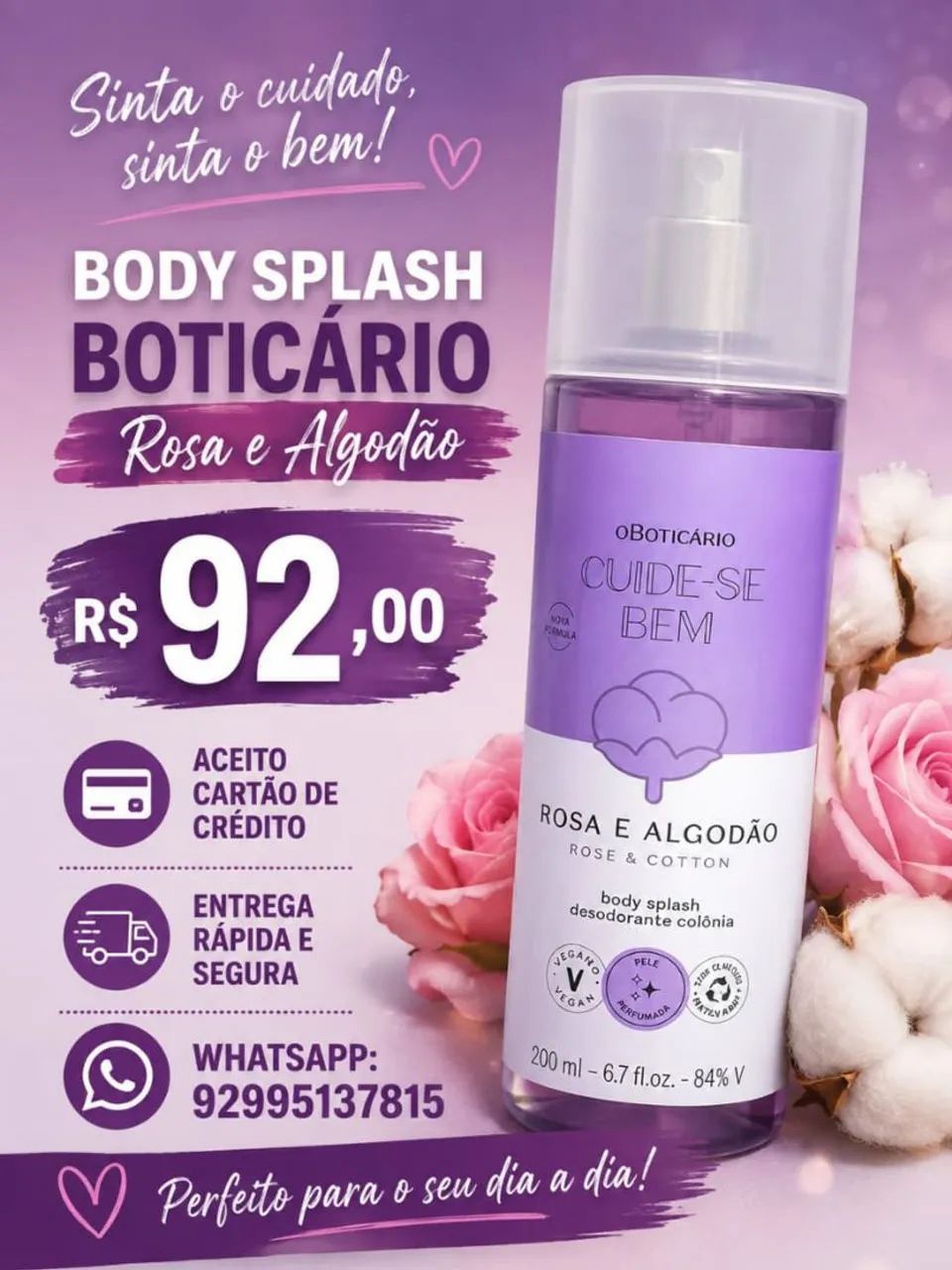 Body Splash Boticário 
