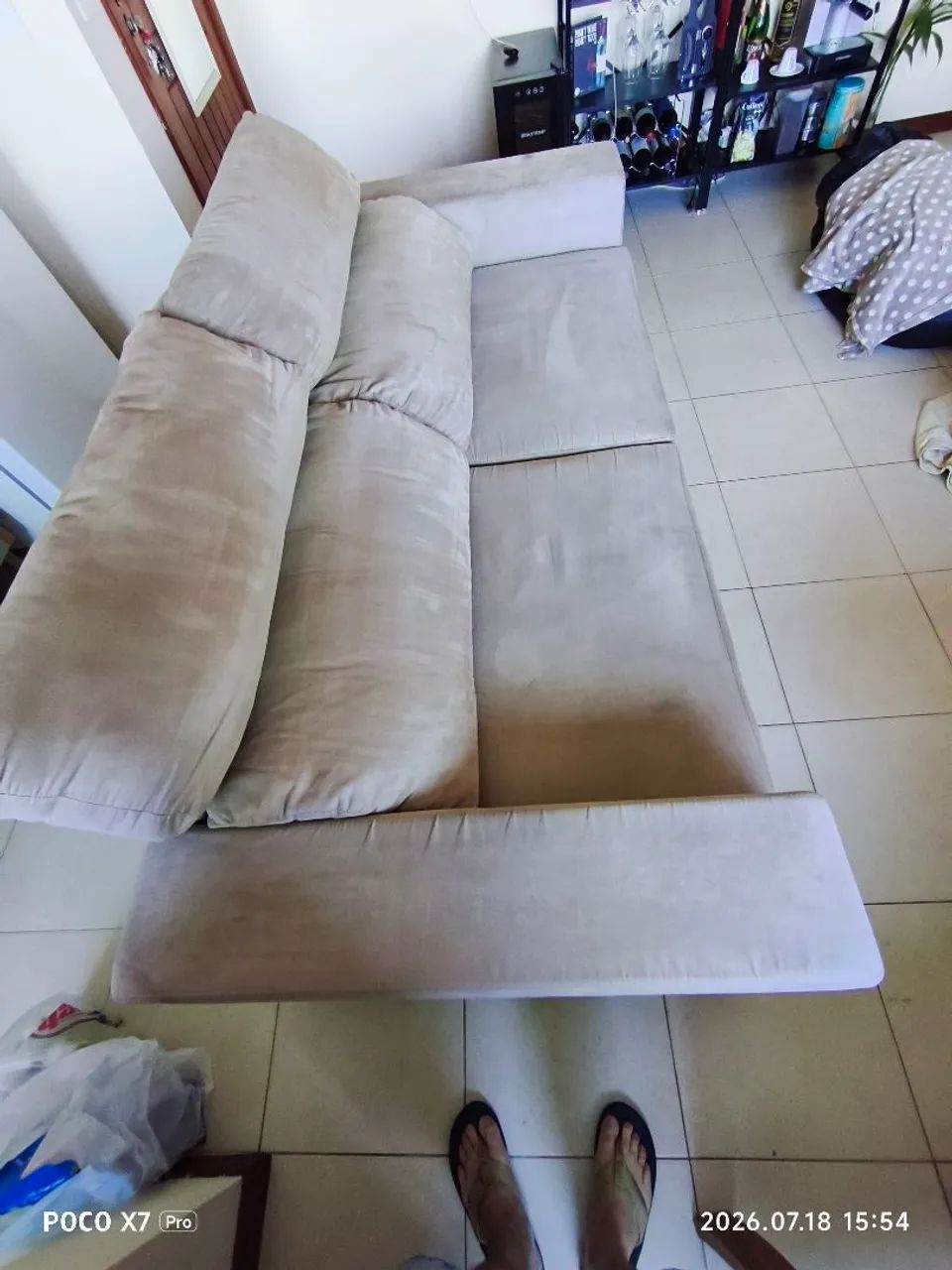 Sofá cama retrátil de 2,50m - Foto 4