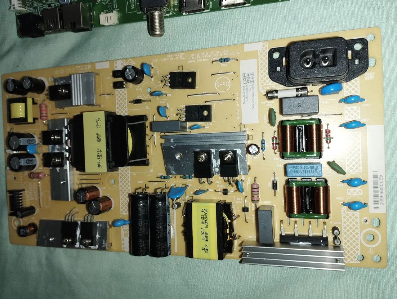 Placa da Fonte + placa principal da TV Philips 50 polegadas S TPM207L LA - Foto 4