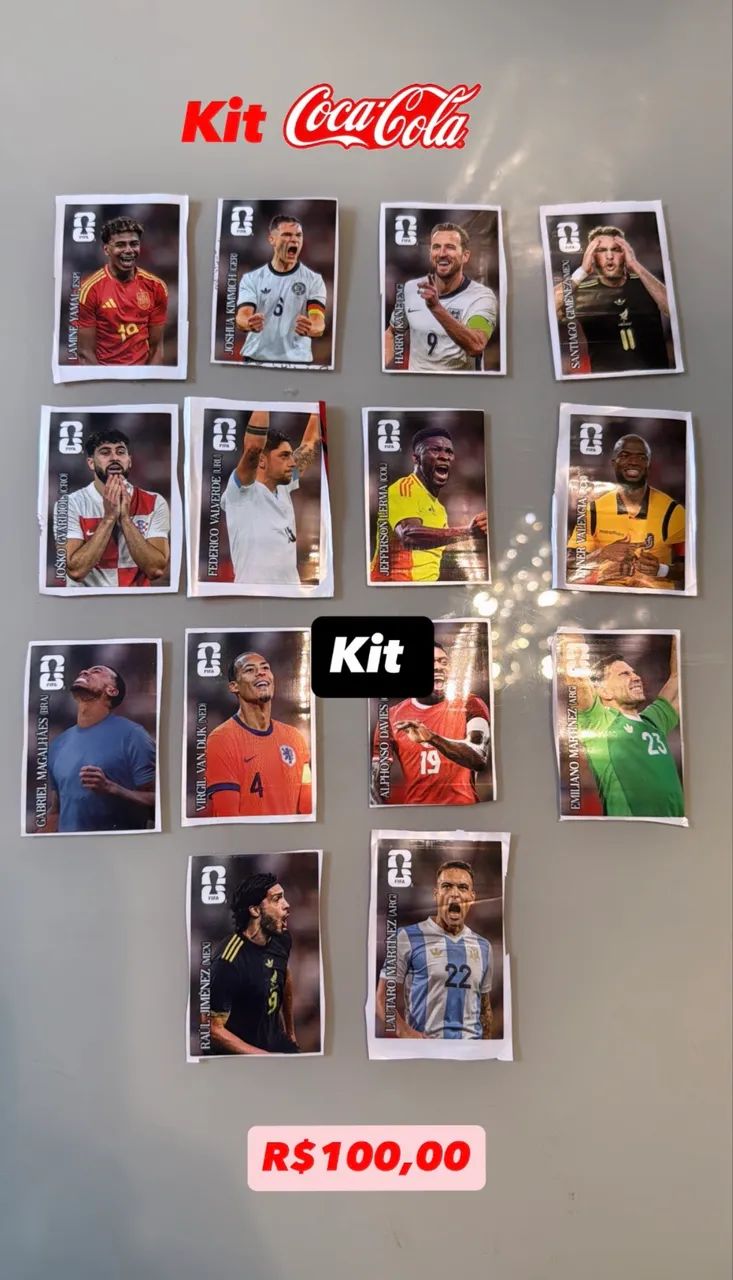 Kit Figurinhas Coca Cola copa do mundo   - Foto 3