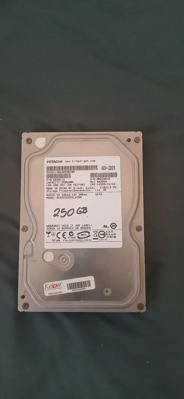 Hd Hitachi 250gb