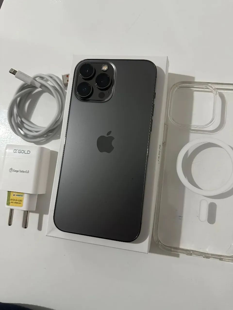 iPhone 13 Pro Max 128GB（美品） Apple iPhone 13 Pro Max 128GB 5G Semi-Novo - Tela Super Retina XDR
