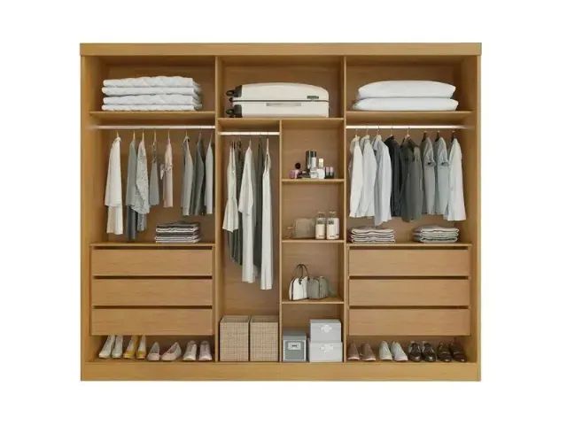 GUARDA ROUPAS COM 6 PORTAS (ENTREGA E MONTA) - Foto 2