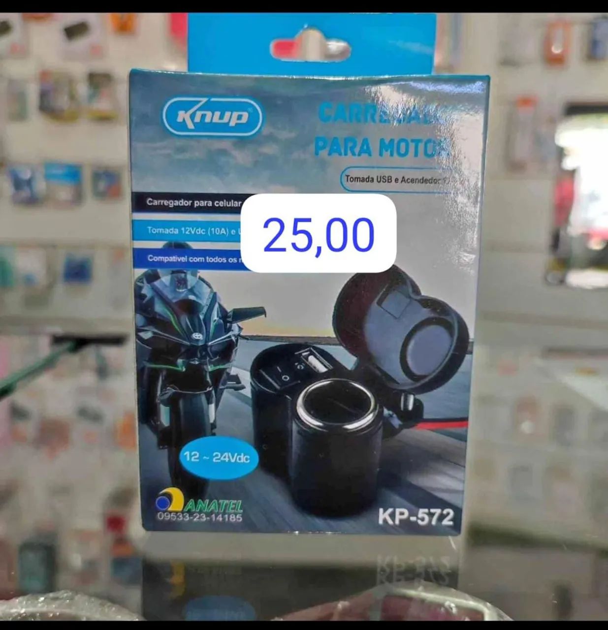 Carregador para moto/celular  - Foto 2