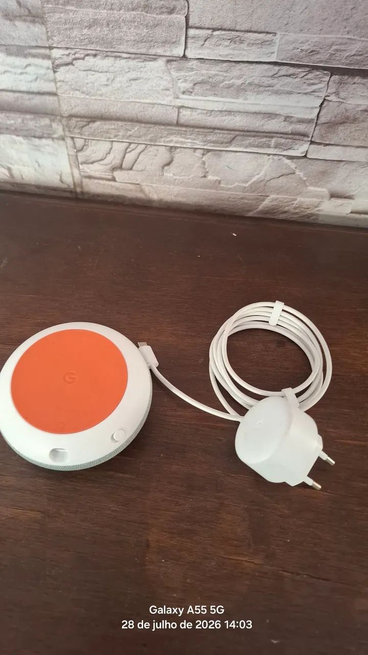 Google Nest Mini 1a Geração Com Assistente Virtual Bivolt - Foto 3