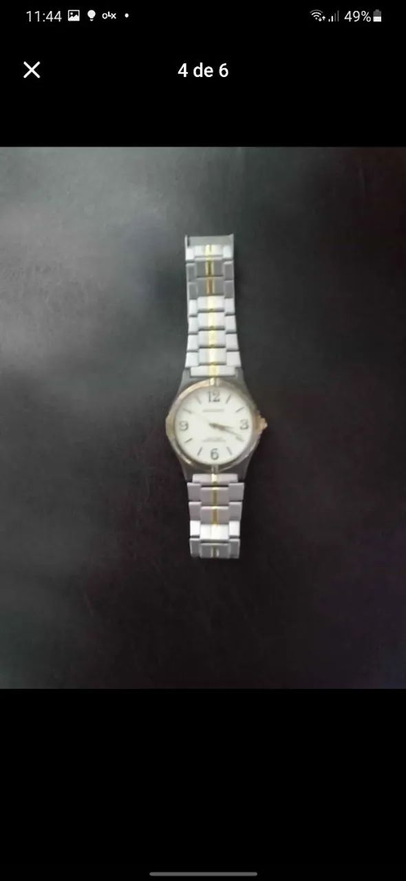 Relógio mondaine prata  - Foto 2