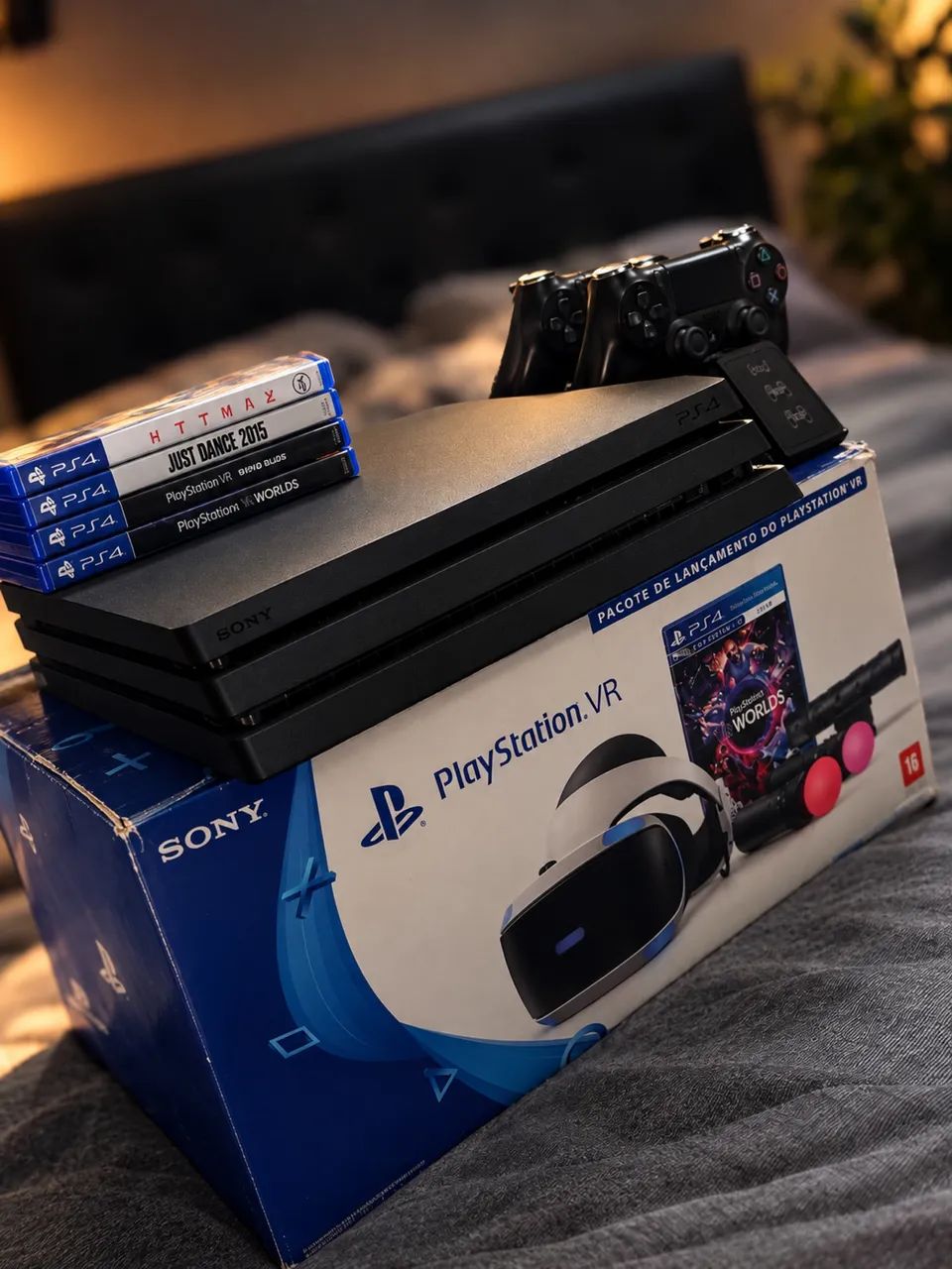 Ps4 pro mais psvr completo (oportunidade)