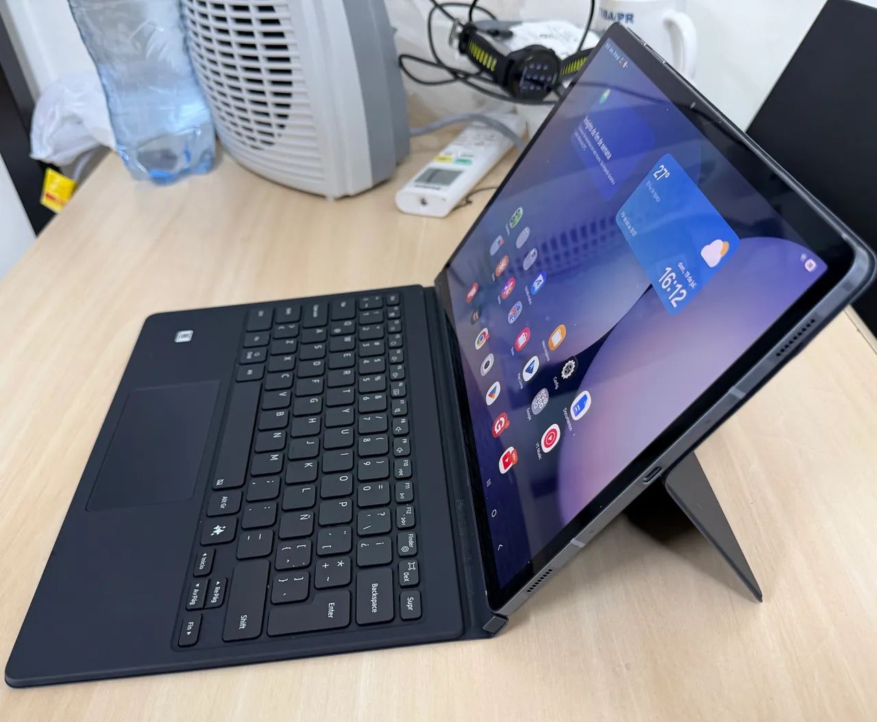Tablet s10 plus 256 gb cinza com capa teclado - Foto 3