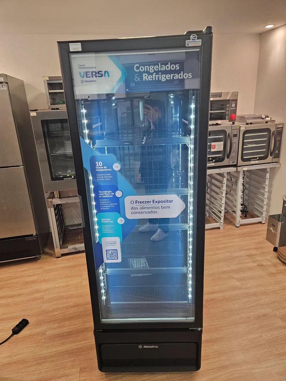 freezer expositor ar forçado 581 litros a pronta entrega