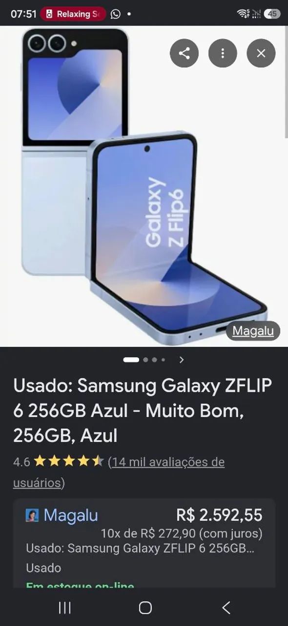 ZFLIP 6 256GB SAMSUNG  - Foto 2