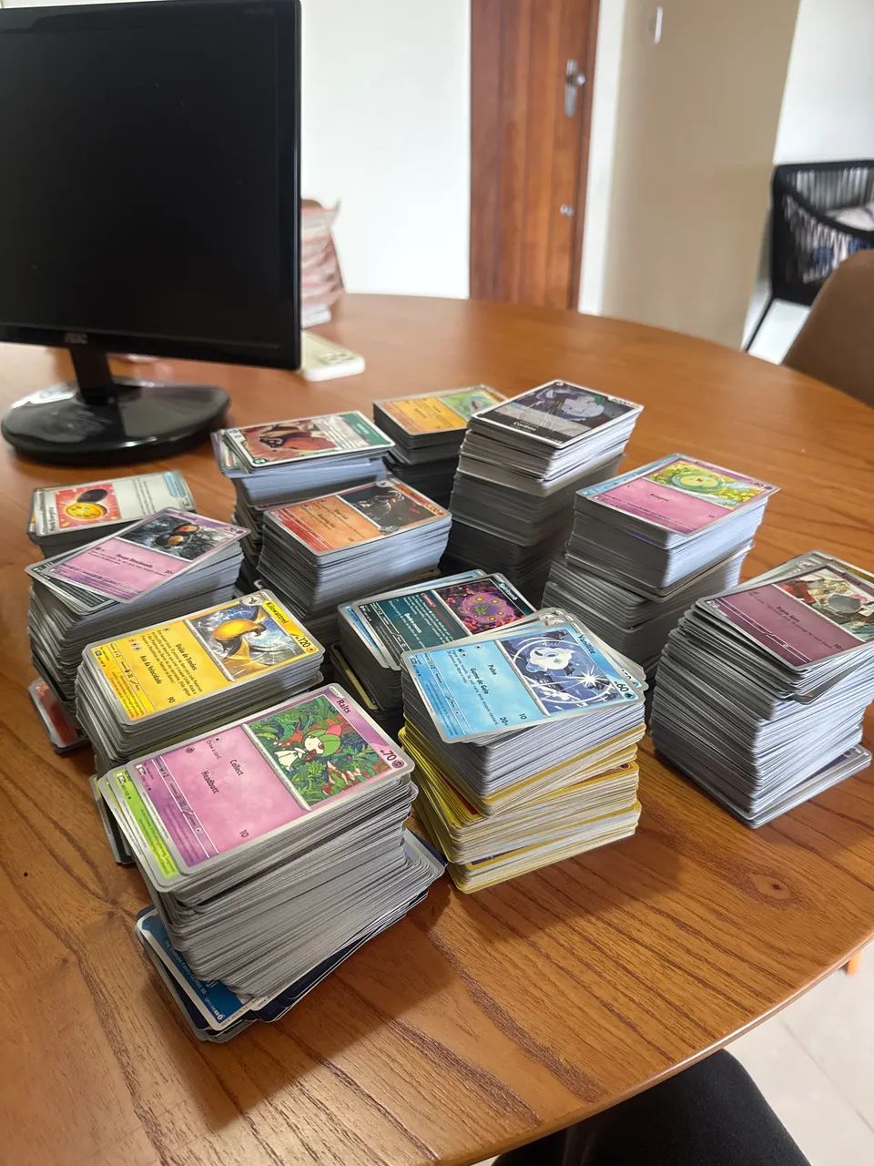 Bulk gigante cartas Pokémon e One Piece (maioria comuns e raras) - Foto 2