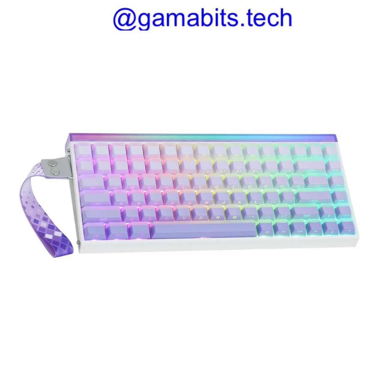 AULA HERO 84HE Hall Effect White Purple Gradient - Foto 5