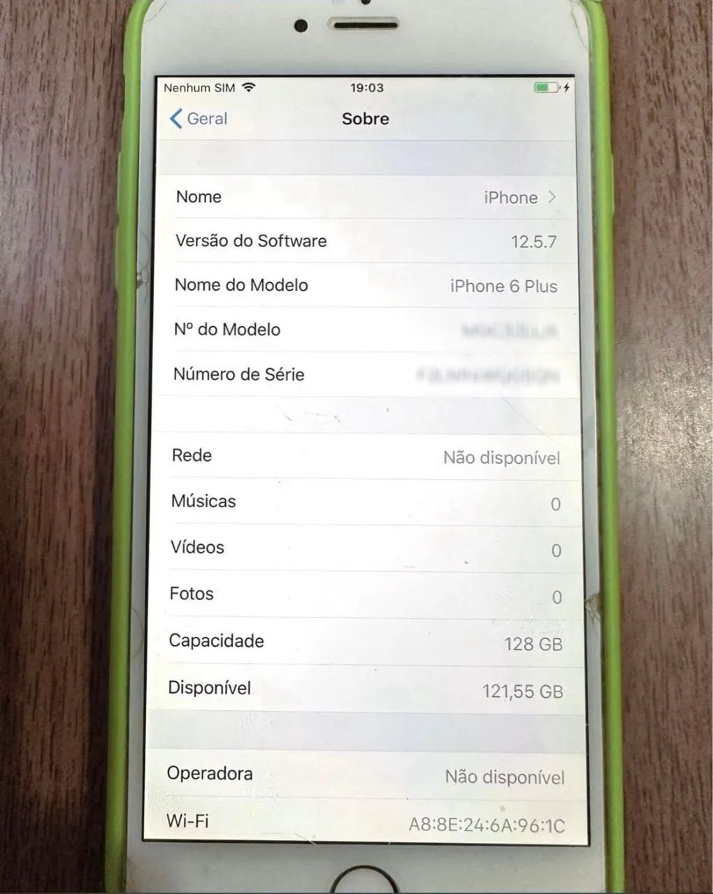 iphone 6 plus 128gb branco - Foto 2