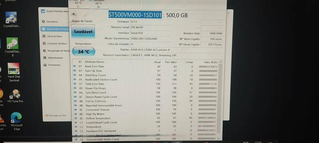 HD Seagate ST500VM000 original para DVR - Foto 5