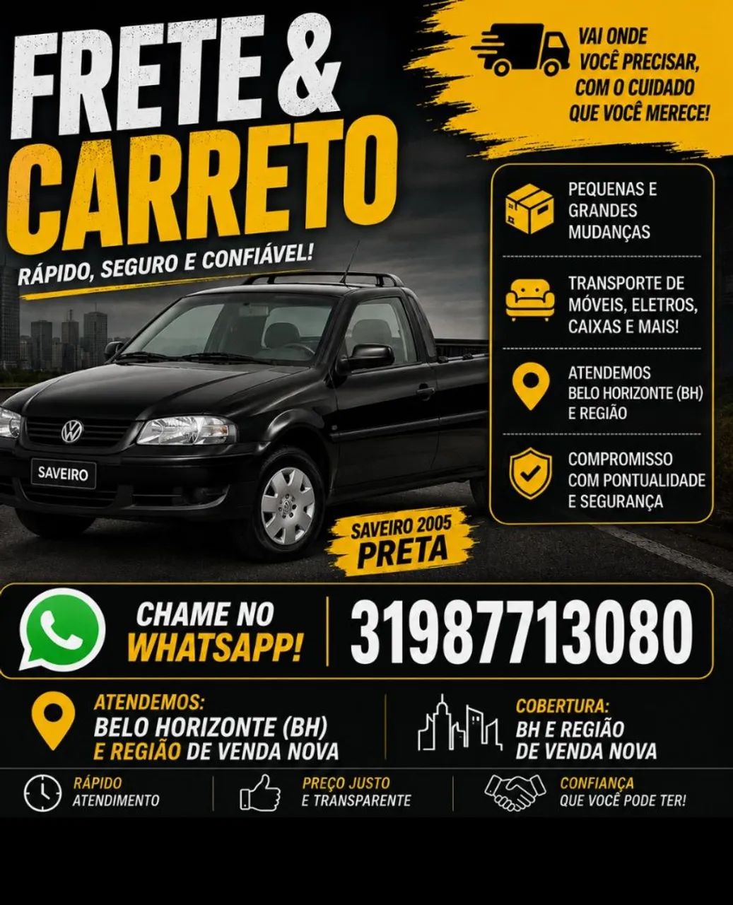 Pequenos Carretos e Fretes