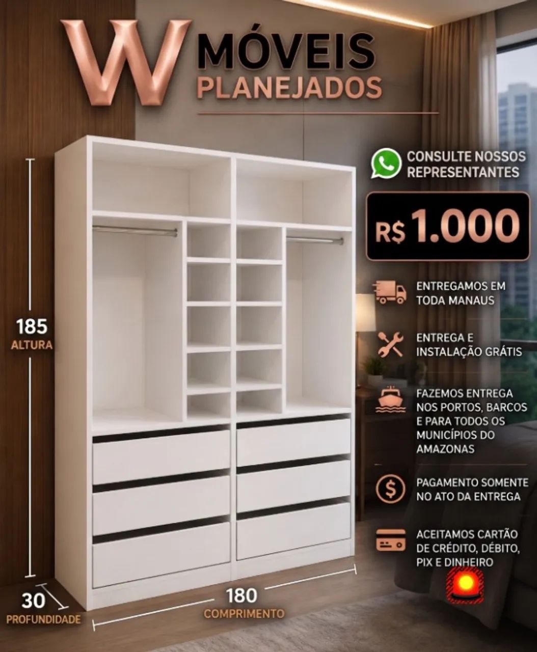CLOSET MDF - Foto 2