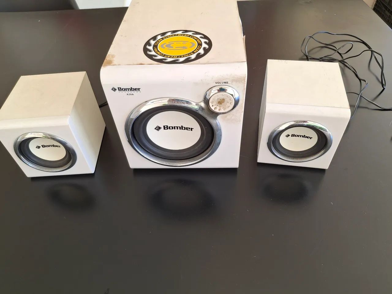 Sistema de som 2.1 Bomber para computador subwoofer satélites - Foto 2