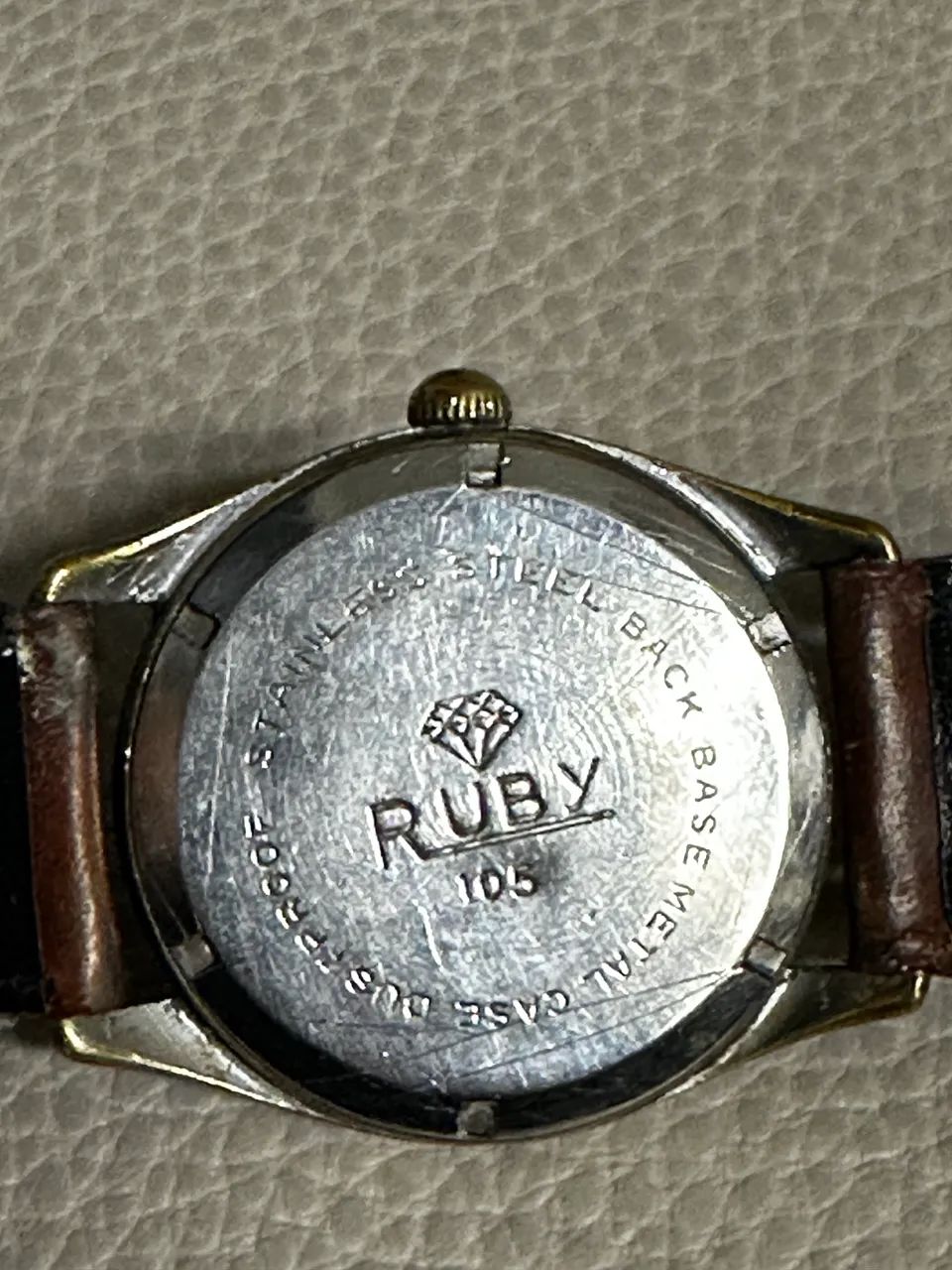 Relógio Ruby De Luxe Vintage Suíço  21 Rubis Antimagnético - Foto 4
