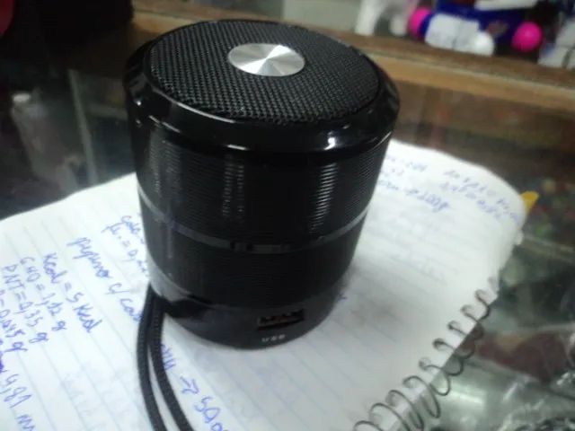 caixinha som redonda wifi - Foto 4