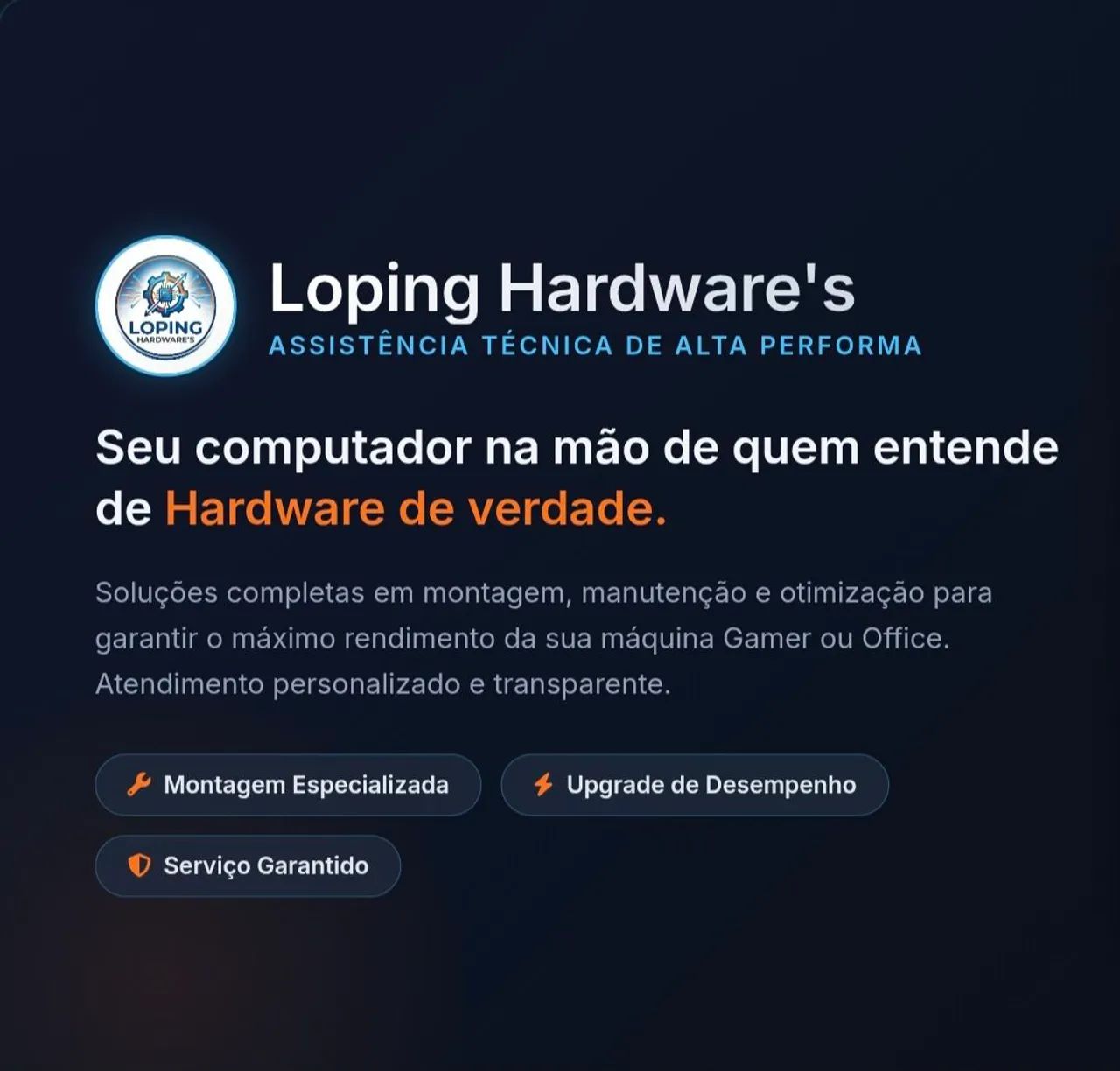 Serviços de Computador e Hardware 