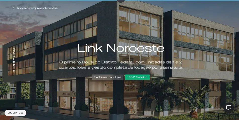 Link Noroeste Pronto  | 1 Quarto Garden | 57,00 m² | 1 Vaga Garden | Excelente para  - Foto 3