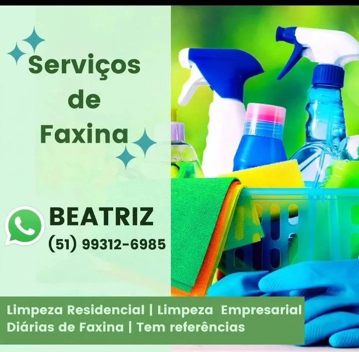 Faço faxinas e Free 