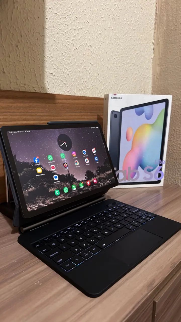 Samsung tab S6 lite completo oportunidade de produtividade - Foto 2
