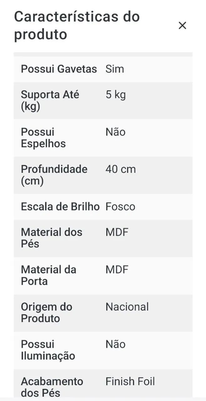 Cristaleira em MDF com ripado  - Foto 5