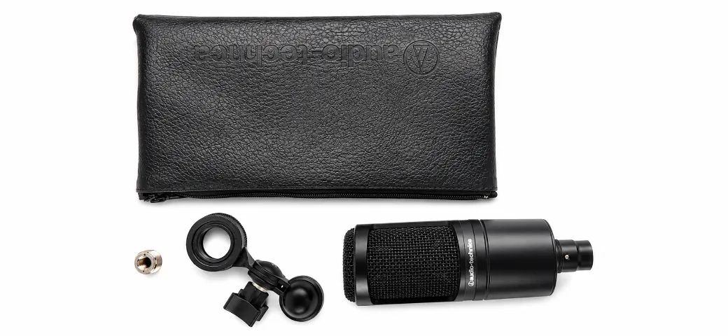 Microfone Audio-technica At2020 Condensador Cardióide Preto  - Foto 4