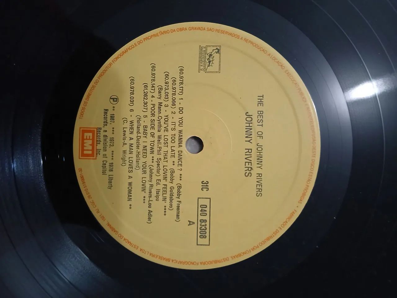 Lp the best of johnny rivers usado  - Foto 5