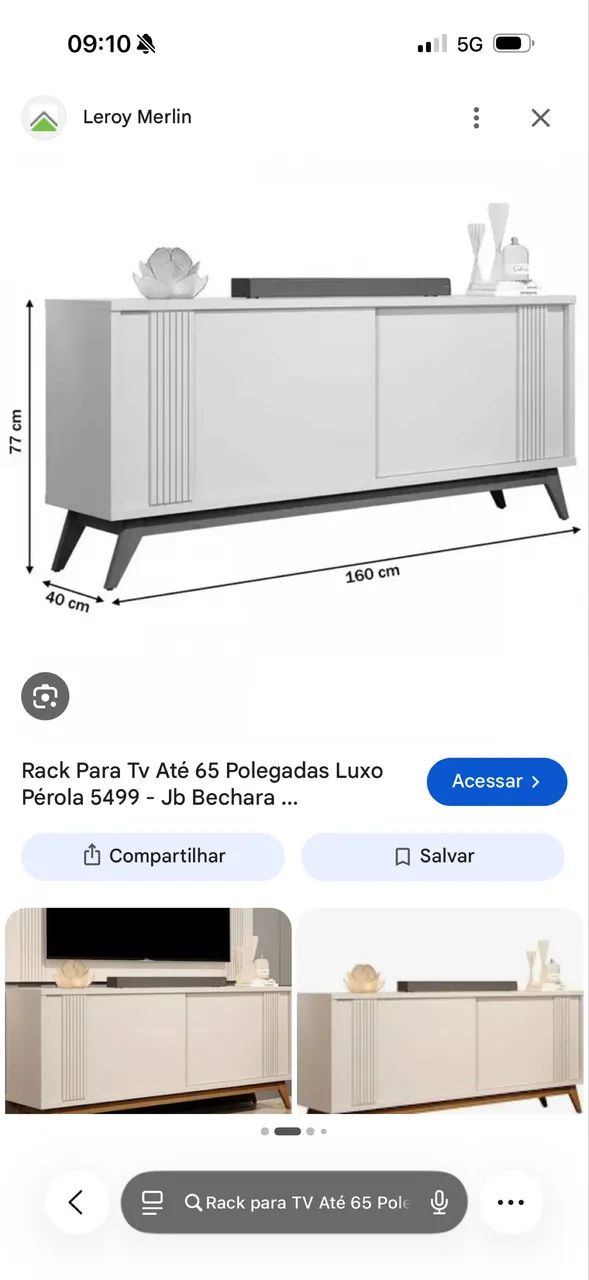 Rack para tv 65 - Foto 2