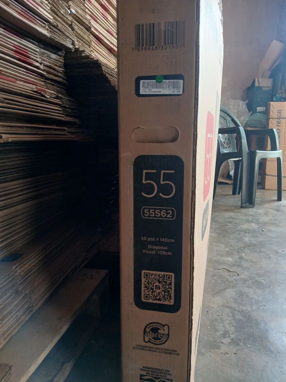 Caixa para tv de 55 polegadas - Foto 3