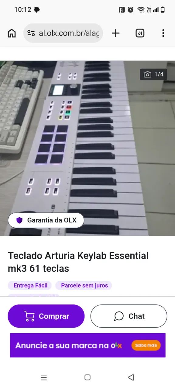 controlador arturia keylab 61 mk3