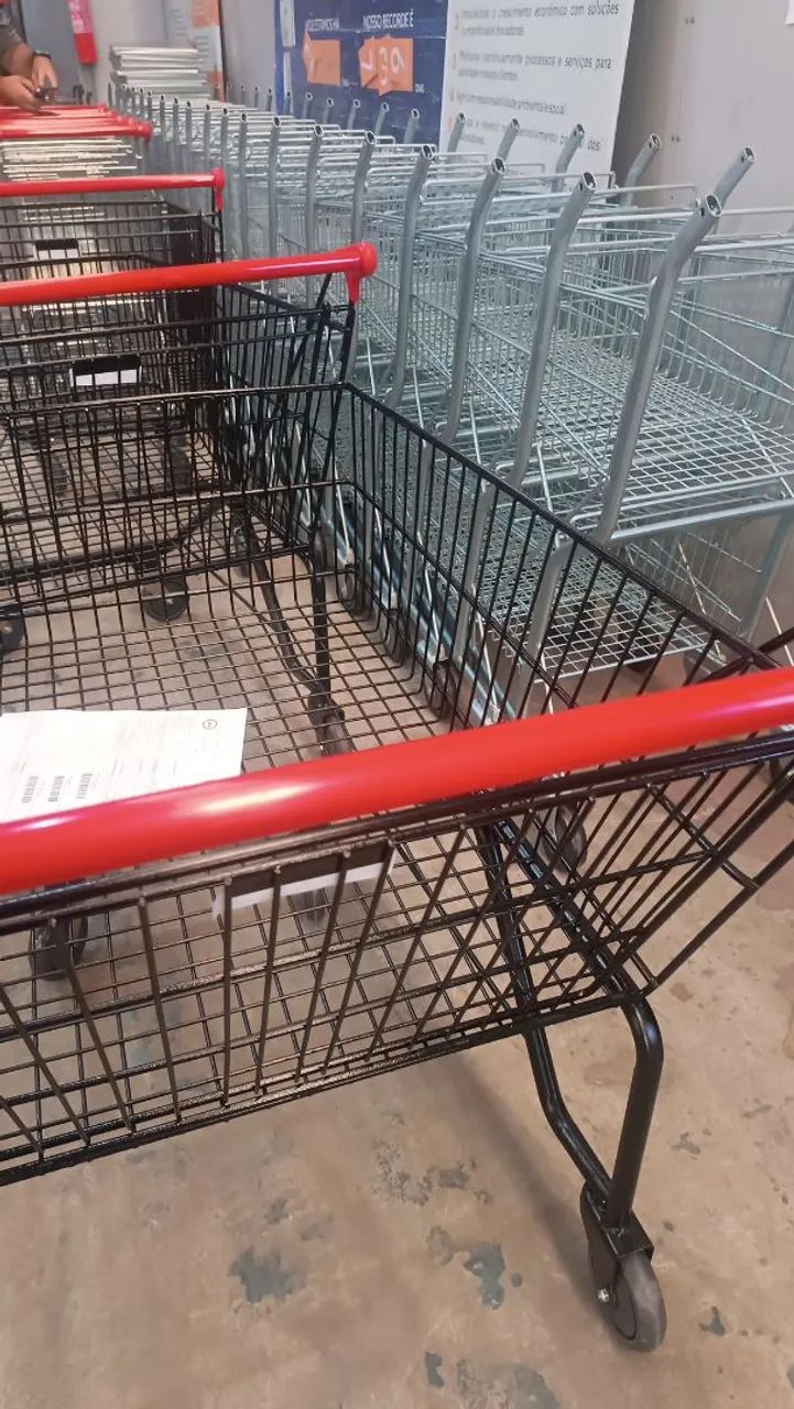 Carrinho de super mercados - Foto 4