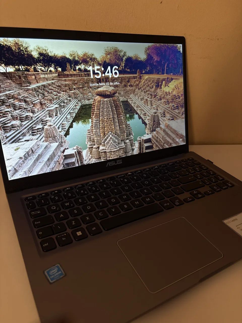 notebook asus intel celeron dual core 4gb 128gb ssd w11 home