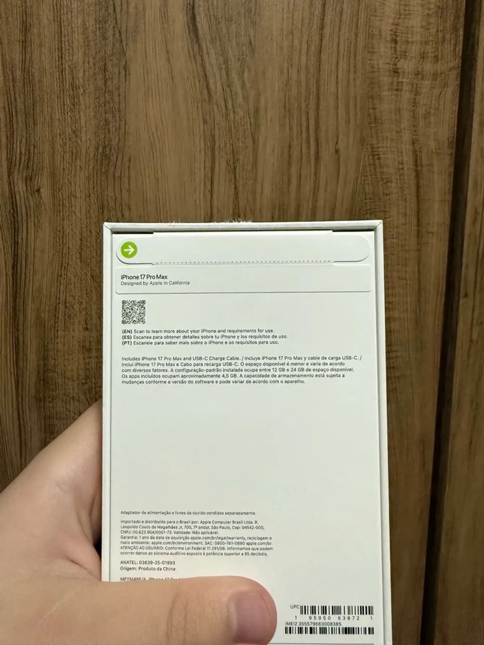 iPhone 17 Pro Max 256GB silver lacrado  - Foto 3