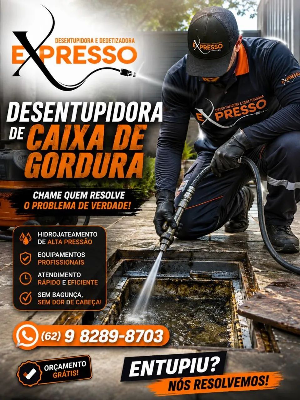 Desentupidora de Caixa de Gordura 