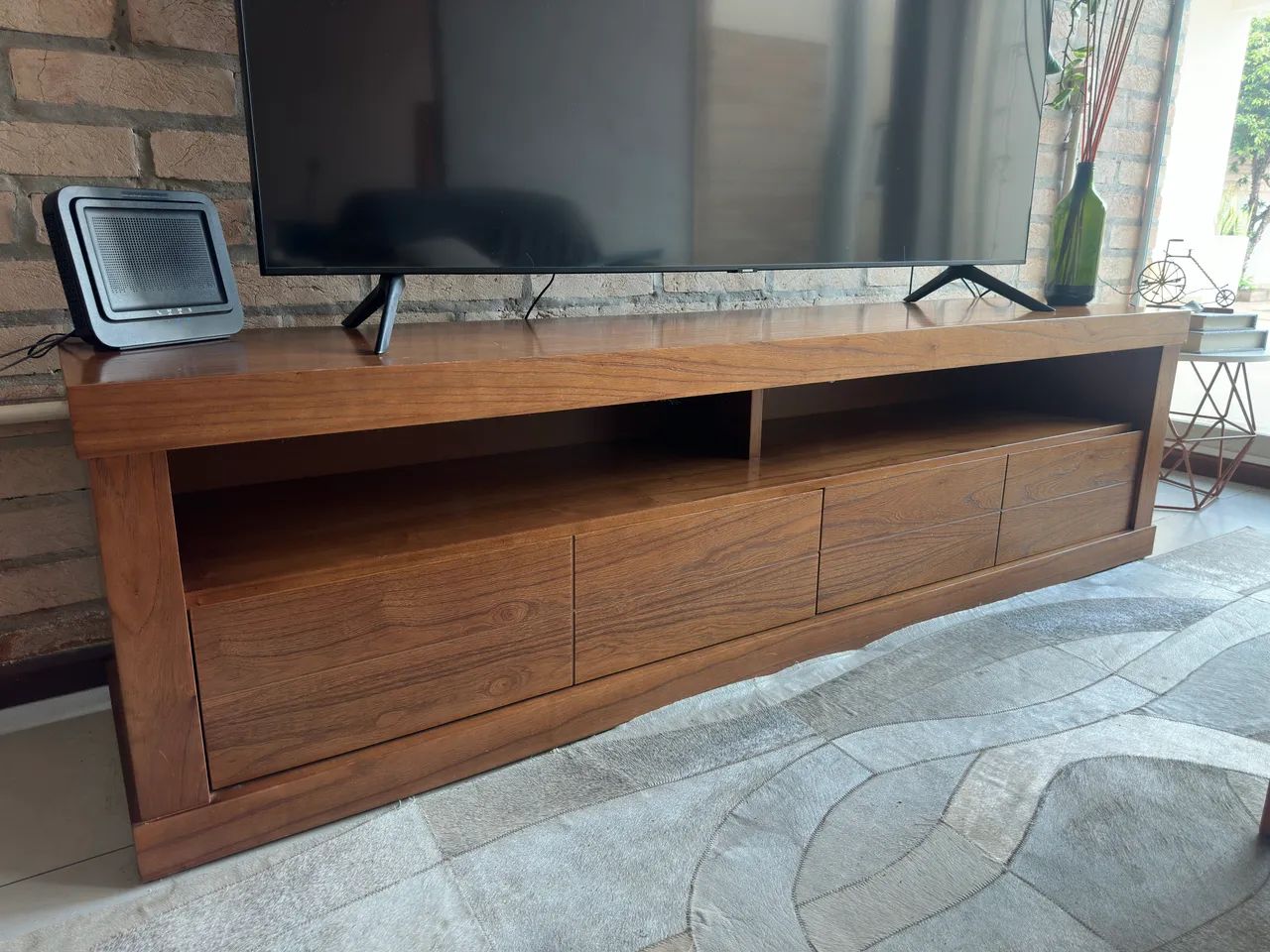 Rack Casa Cenário em Madeira Maciça 2,02m - R$ 3.490 - Foto 5