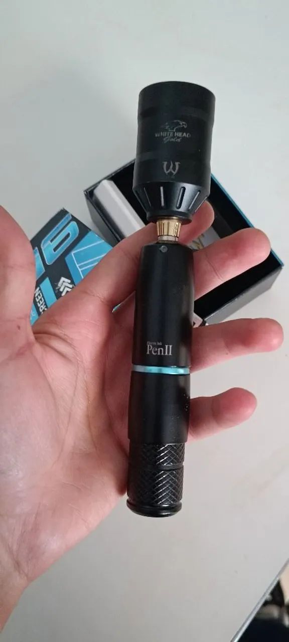MÁQUINA DE TATUAGEM PEN + FONTE DIGITAL  - Foto 4