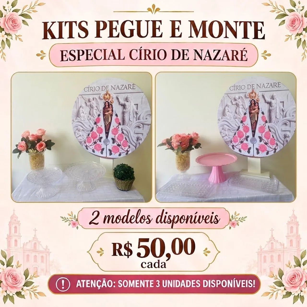 Pegue e monte Círio de Nazaré 