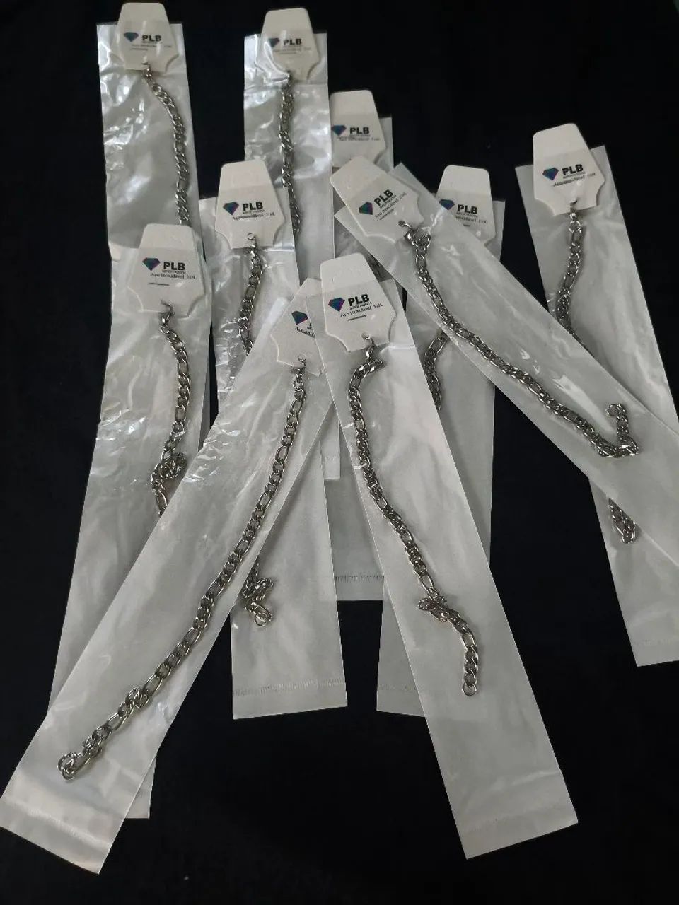 Conjunto de Corrente e pulseira em aço inoxidável  - Foto 5
