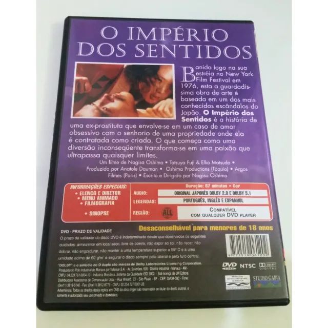 DVD O Império dos Sentidos - Foto 2