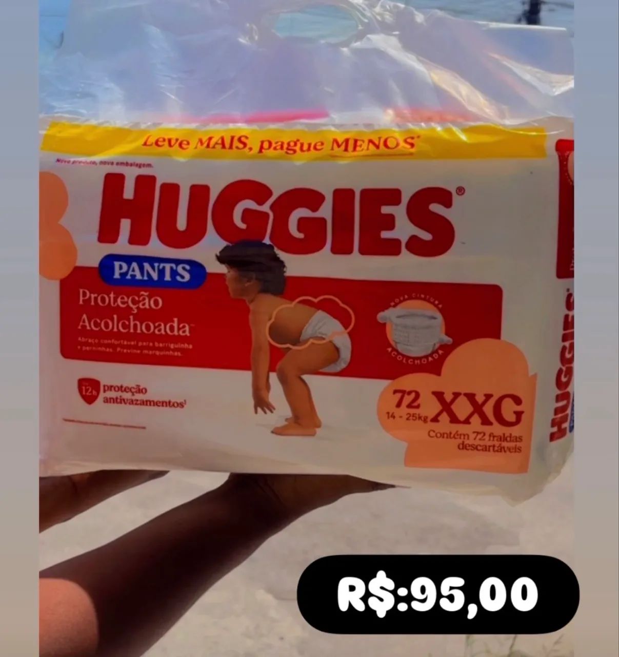 Fralda Huggies supreme care shortinho - Foto 2