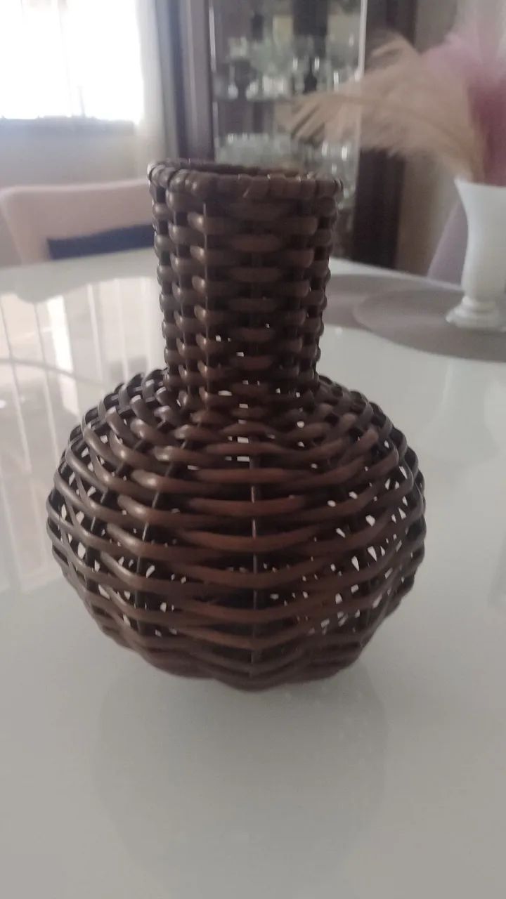 Kit de Vasos Decorativos em Vime - Estilo Rústico Elegante  - Foto 4