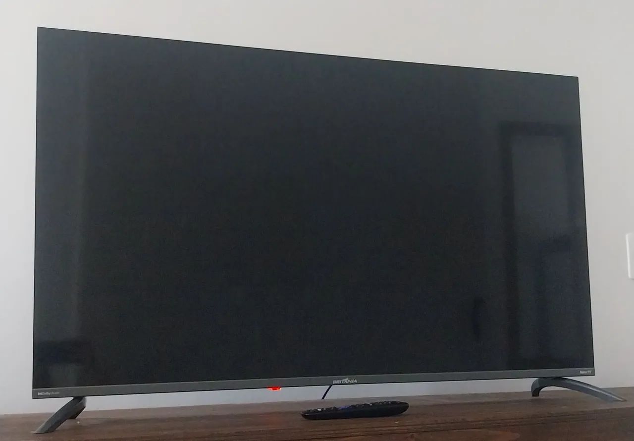 Smart TV Roku Britânia 50" - seminova - Foto 2