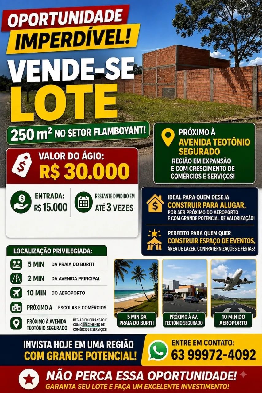 Vendo Ágio no setor flamboyant 1