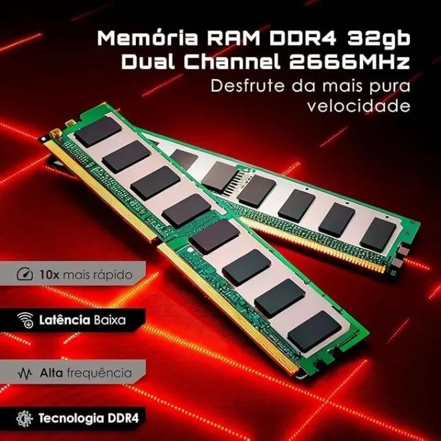 PC Gamer Completo AMD Ryzen 5 5600GT 32GB DDR4 SSD 480GB - Foto 4